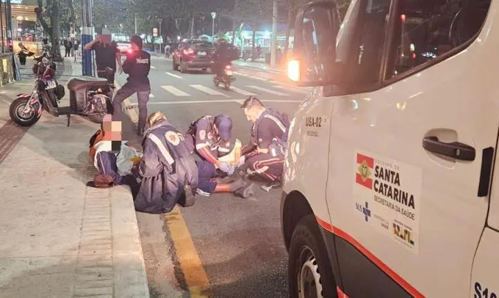 Agentes de Trânsito de Balneário Camboriú atendem acidentes com vítimas no bairro dos Municípios, Vila Real e Avenida Atlântica - Confira as alterações do trânsito para amanhã quinta-feira