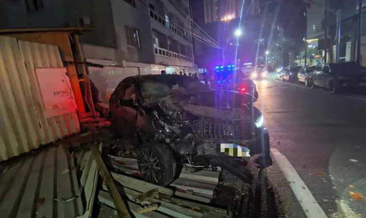 Agentes de trânsito de Balneário Camboriú registram oito acidentes de trânsito no final de semana, três deles com vítima