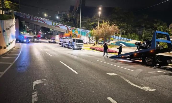 Agentes de Trânsito e Guarda Municipal realizam barreira integrada com 47 abordagens em Balneário Camboriú - Confira as alterações de trânsito nesta sexta-feira