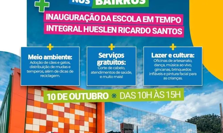 Agito nos Bairros leva serviços gratuitos, lazer e inauguração de nova escola ao Rio Pequeno