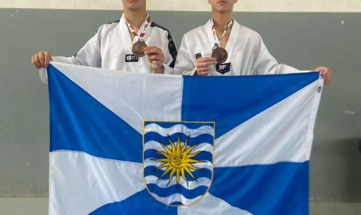 Alunos de projeto social conquistam bronze no Taekwondo da OLESC 2026