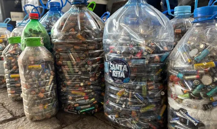 Ambiental reforça descarte sustentável com envio de 330 quilos de pilhas à logística reversa