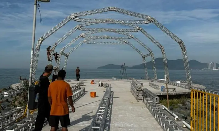Arena inédita no Molhe do Pontal Norte: Balneário Camboriú recebe evento internacional de boxe no próximo domingo