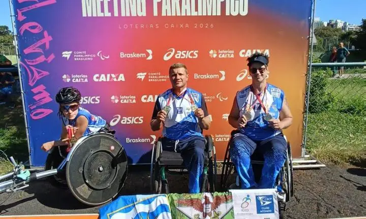 Atletas de Balneário Camboriú garantem mais de 60 medalhas no Meeting Paralímpico em Florianópolis