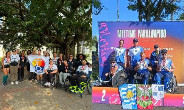 Atletas de Balneário Camboriú garantem mais de 60 medalhas no Meeting Paralímpico em Florianópolis