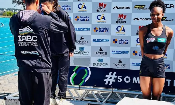 Atletismo de Balneário Camboriú conquista duas medalhas no Campeonato Estadual de Atletismo Sub-16