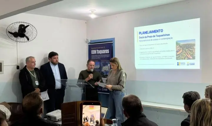 Bairro Taquaras terá nova UBS e praça pública é nomeada