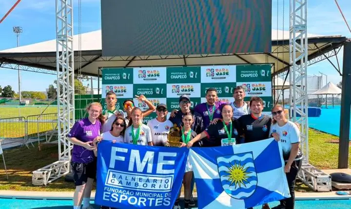Balneário Camboriú conquista as primeiras medalhas e troféu nos Jogos Abertos Paradesportivos de Santa Catarina