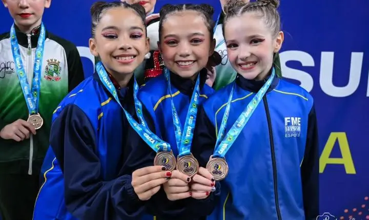 Balneário Camboriú conquista cinco pódios e classificações inéditas no Torneio Regional Sul de Ginástica Rítmica