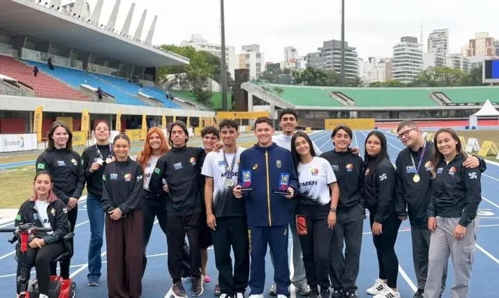 Balneário Camboriú conquista mais de 30 medalhas no Campeonato Brasileiro Jovens de Atletismo Paralímpico