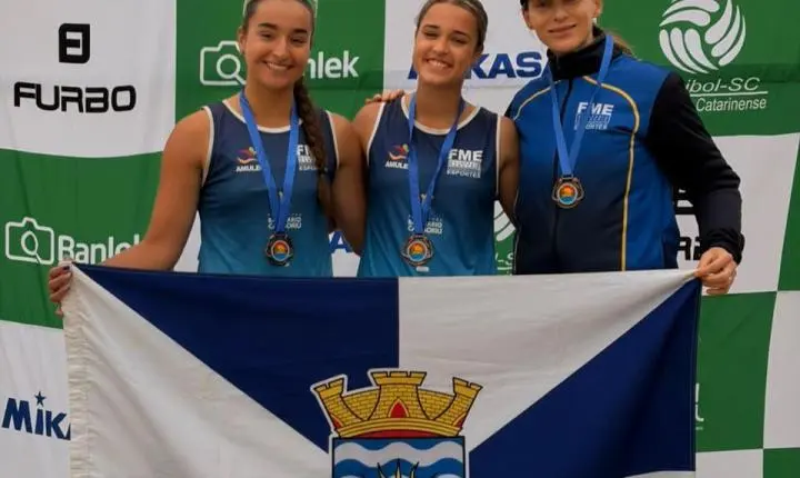 Balneário Camboriú conquista o 3º lugar no Circuito Catarinense de Vôlei de Praia Sub-21 Feminino 