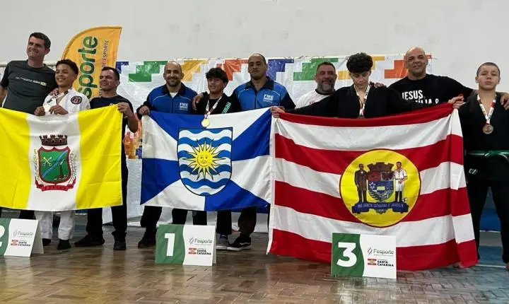 Balneário Camboriú conquista pódios em oito modalidades e cinco troféus na Etapa Estadual da Olesc
