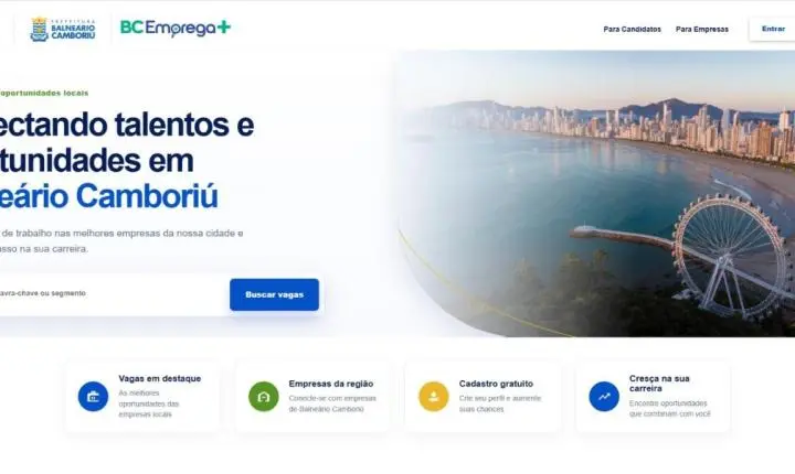 Balneário Camboriú lança plataforma BC Emprega+