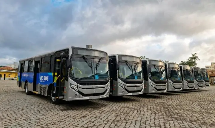 BC Bus tem frota ampliada e aprimorada, com dois terços dos ônibus fabricados neste ano