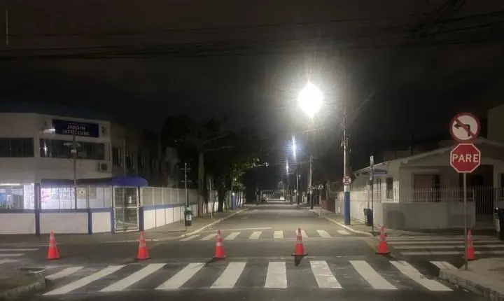 BC Trânsito implanta nova sinalização viária em ruas que receberam requalificação asfáltica
