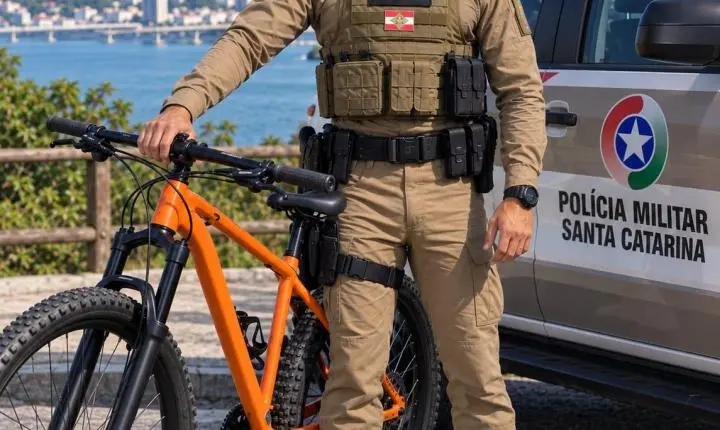 Bicicleta avaliada em R$ 8.500 é recuperada por policiais do 1º BPM em Itajaí