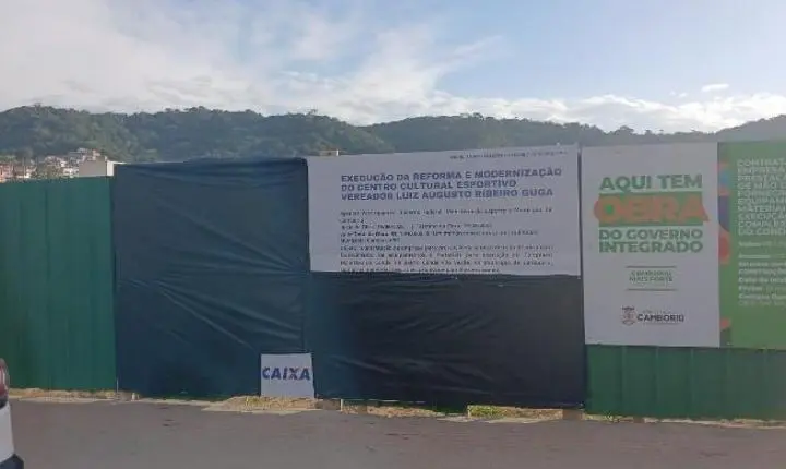 Camboriú amplia infraestrutura esportiva com reforma do Complexo Esportivo do Guga