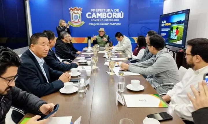 Camboriú recebe comitiva de empresários chineses e abre diálogo para novos negócios e parcerias