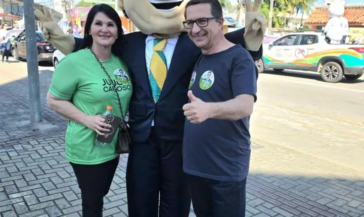 Caminhadas do candidato à reeleição Junior Cardoso reúnem apoiadores em Camboriú e Itajaí