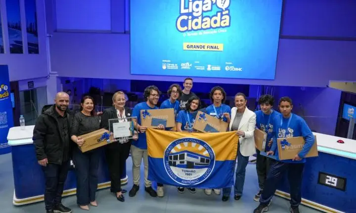 CEM Professor Antonio Lúcio é campeão da 1ª edição da Liga Cidadã