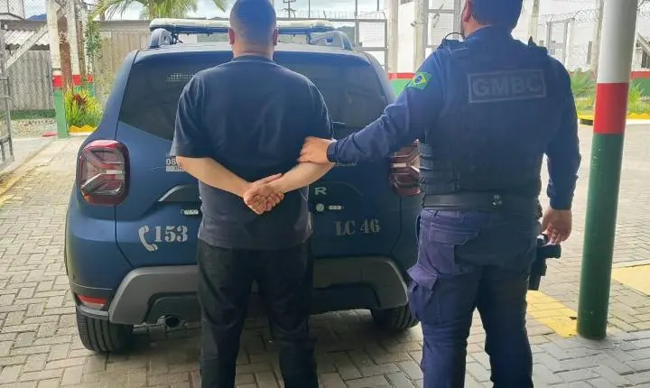 Com mais de 50 mil em débitos de pensão alimentícia, homem é preso pela Guarda Municipal de Balneário Camboriú