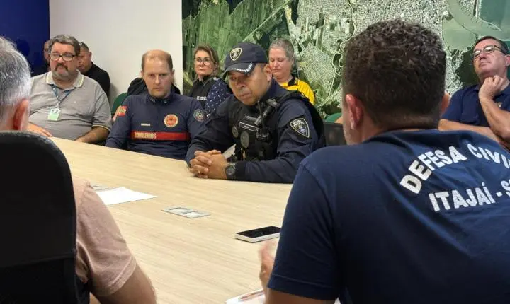 Comissão de gestão de riscos fortalece planejamento para enfrentamento de eventos climáticos em Itajaí 