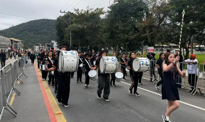 Desfiles Cívicos comemoram a Independência do Brasil na segunda-feira em Balneário Camboriú