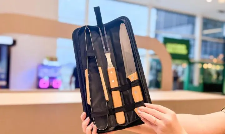 Dia dos Pais ganha sabor de encontro em família com kit churrasco personalizado no Itajaí Shopping 
