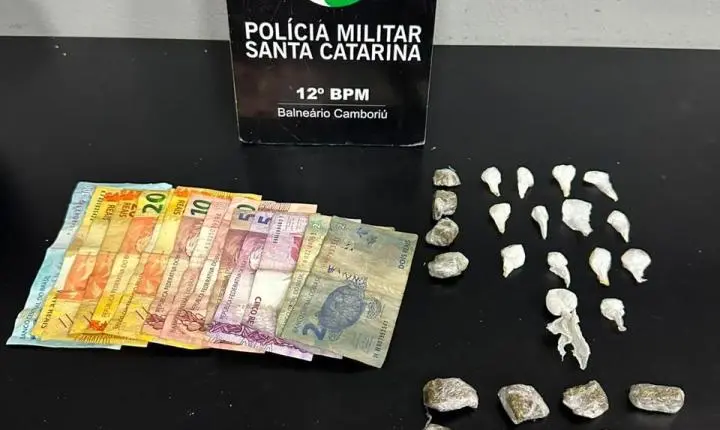 Dois homens são presos por tráfico de drogas em Camboriú 