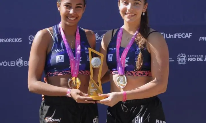 Dupla de Camboriú conquista título brasileiro e é campeã dos Joguinhos Abertos de Santa Catarina