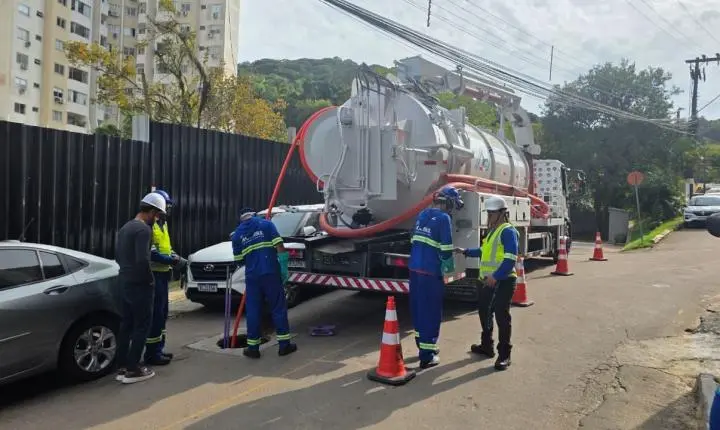 Emasa inicia inspeção da rede de esgoto no Bairro Pioneiros