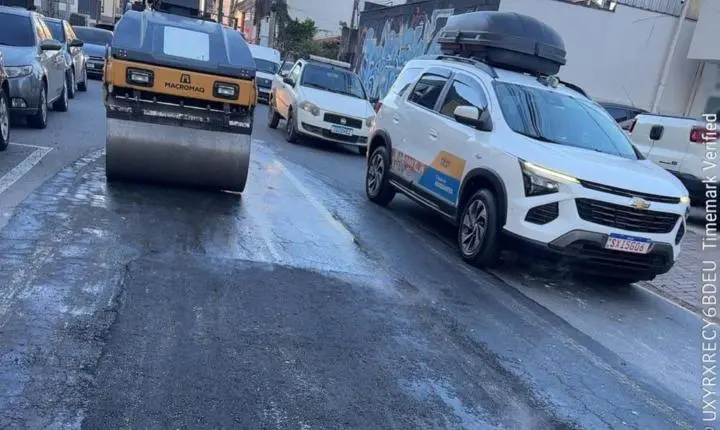 Emasa realiza repavimentação em bairros de Balneário Camboriú nesta segunda-feira