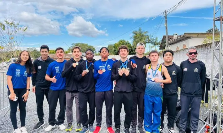 Equipe de Balneário Camboriú garante quatro pódios no Campeonato Catarinense Loterias Caixa de Atletismo Sub-18