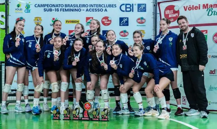 Equipes de Balneário Camboriú conquistam título e vice no Circuito Brasileiro Interclubes de Voleibol Sub-16