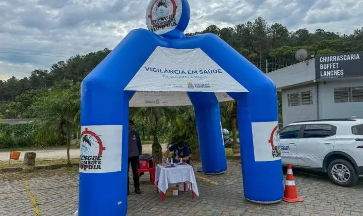 Equipes de Balneário Camboriú participam de ação itinerante do Projeto Saúde na Estrada