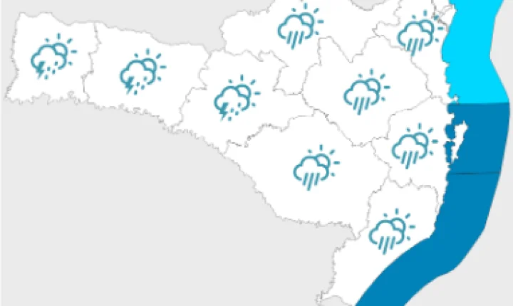 Frio, instabilidade e chuva frequente nos próximos dias