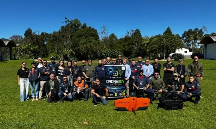 Guarda Municipal de Balneário Camboriú participa de evento sobre uso de drones na segurança pública