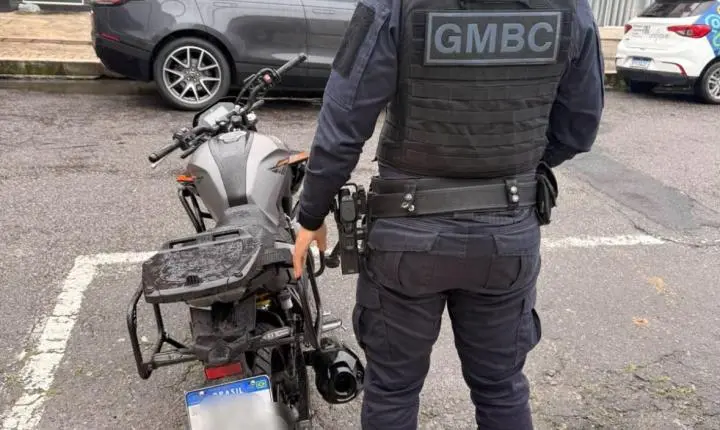 Guarda Municipal de Balneário Camboriú recupera motocicleta furtada em menos de 24h