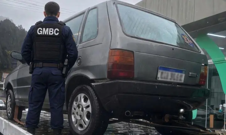 Guarda Municipal recupera veículo furtado em menos de 24h 