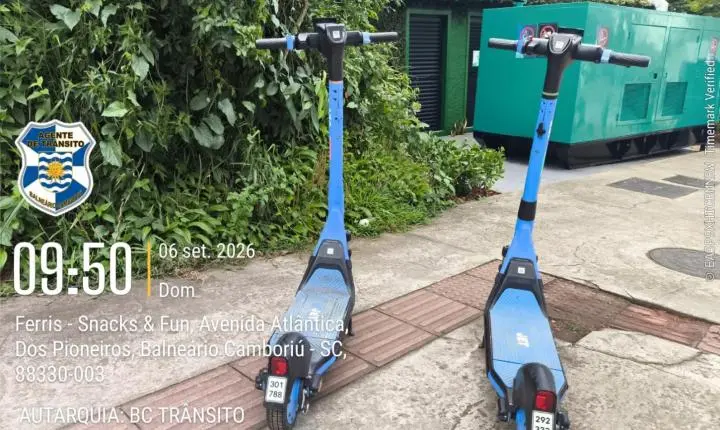Homem é preso pelos Agentes de Trânsito após se evadir em colisão com quatro veículos - Seis acidentes de trânsito foram registrados no final de semana em Balneário Camboriú