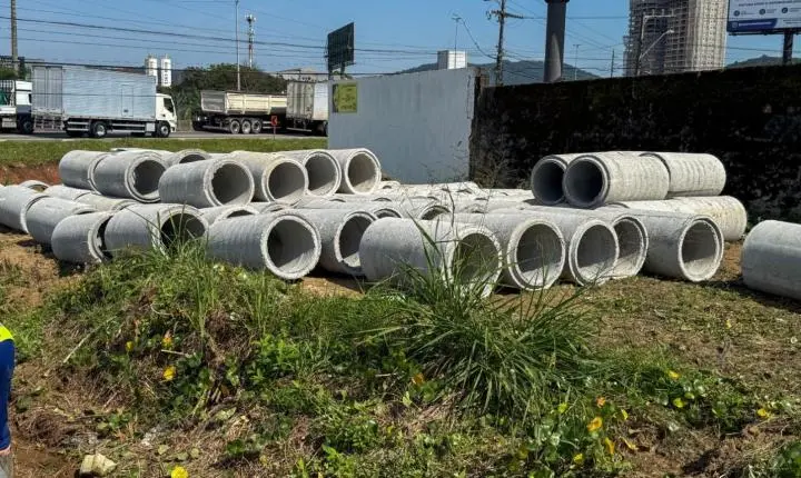 Iniciada a etapa de drenagem na obra de inversão das alças da BR-101