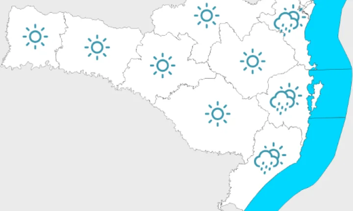 Início da semana de sol e sem previsão de chuva
