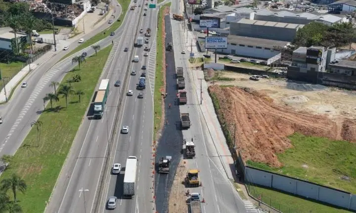 Interdição temporária de acesso à BR-101 em Balneário Camboriú ocorre a partir desta segunda-feira
