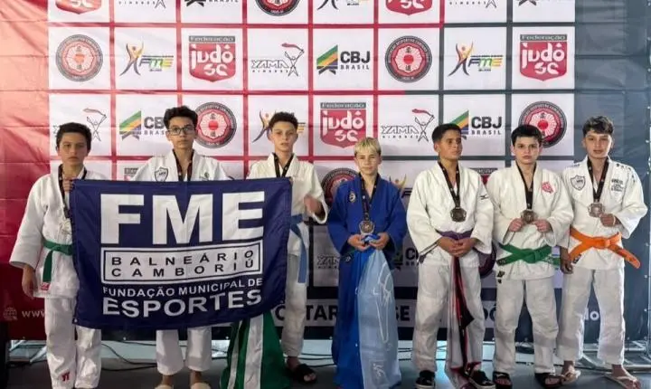 Judocas de Balneário Camboriú conquistam 11 medalhas no Troféu Santa Catarina de Menores