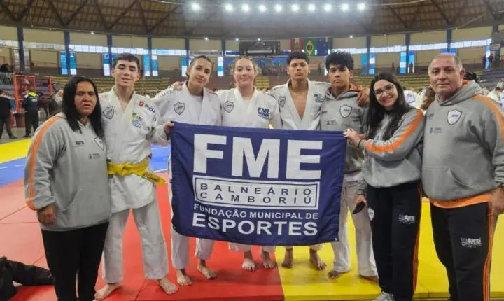 Judocas de Balneário Camboriú conquistam 11 medalhas no Troféu Santa Catarina de Menores