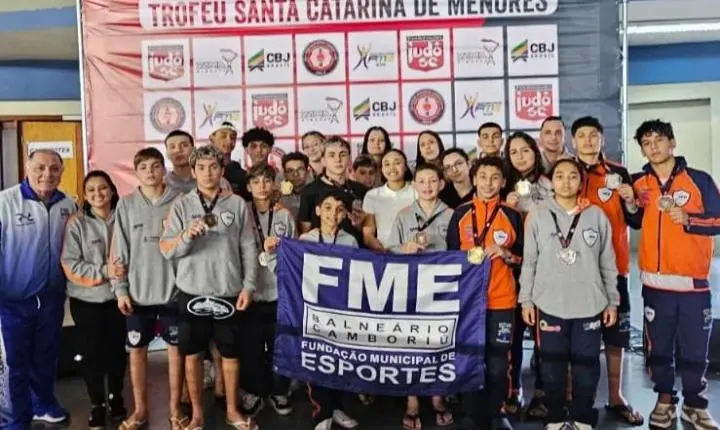 Judocas de Balneário Camboriú conquistam 11 medalhas no Troféu Santa Catarina de Menores