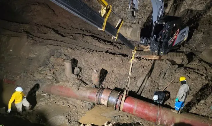 Megaoperação conecta principal rede de esgoto de Balneário Camboriú à nova estação preliminar