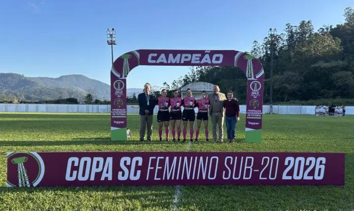 Meninas de Jaraguá conquista a Copa SC Feminina Sub-20 2026