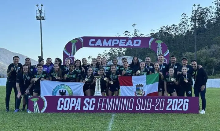 Meninas de Jaraguá conquista a Copa SC Feminina Sub-20 2026