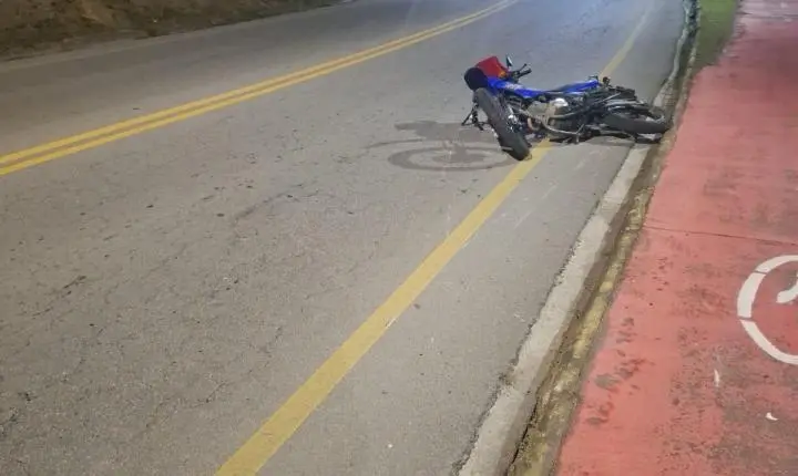 Motociclista morre em acidente na madrugada desta sexta-feira 